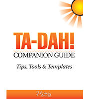 Ta-Dah companion book cover